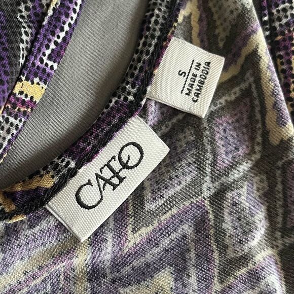 🎄Cato Aztec Pattern Halter Top - Picture 7 of 10